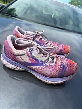 Brooks Women's Running Shoes - Purple/Pink/Orange Knit